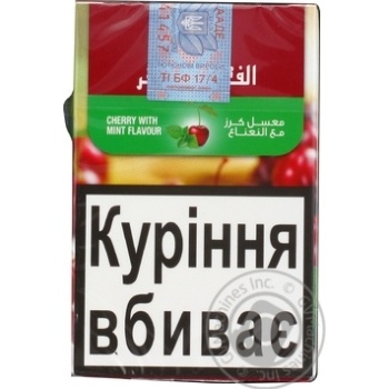 Тютюн Al Fakher зі смаком вишні та м`яти 50г купить, цены на МегаМаркет - фото 1