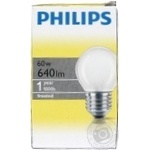 Лампа розж. Philips куля мат. 60 Вт Е27