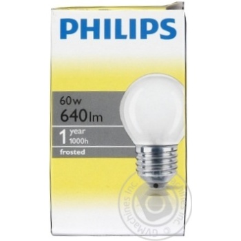 Bulb Philips e27 60w - buy, prices for MegaMarket - photo 1