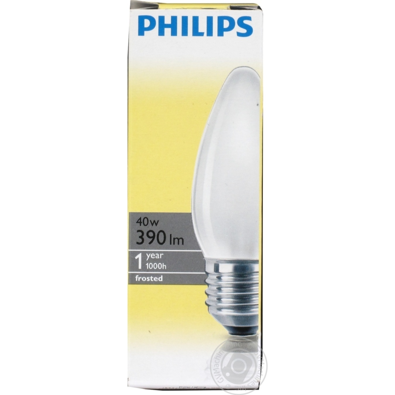 

Лампа PHILIPS B35 40W Е27 FR свічка мат.