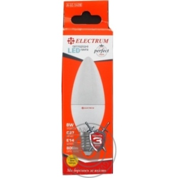 Лампа Electrum LED 8W E14 A-LC-1428 х10 купити, ціни на МегаМаркет - фото 1