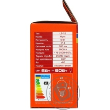 Bulb Electrum e14:е14 6w - buy, prices for MegaMarket - photo 2