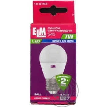 Bulb Elm e27 7w - buy, prices for MegaMarket - photo 1