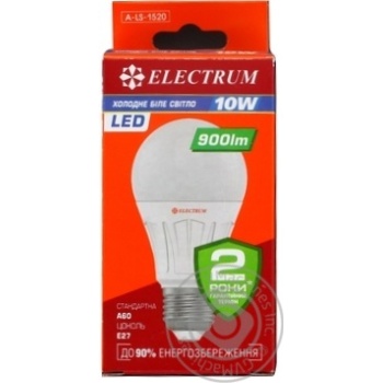 Electrum LED Lamp A60 10W PA LS-V10 Е27 4000 A-LS-1520