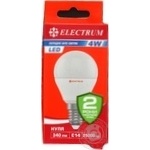 Лампа Electrum св/діод. D45 4W PA LB-4 Е14 4000