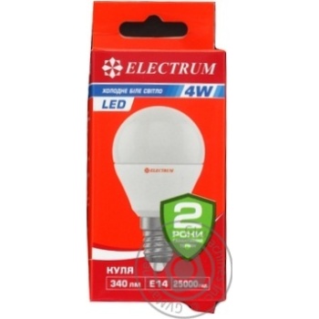 Bulb Electrum e14:е14 4w - buy, prices for MegaMarket - photo 1