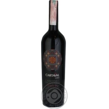 Вино Cartaval Cabernet Sauvignon Reserva червоне сухе 0.75л х6 купить, цены на МегаМаркет - фото 6