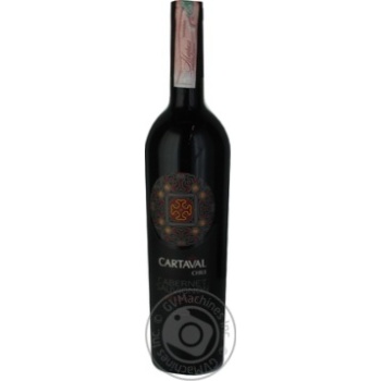 Вино Cartaval Cabernet Sauvignon Reserva червоне сухе 0.75л х6 купить, цены на МегаМаркет - фото 1