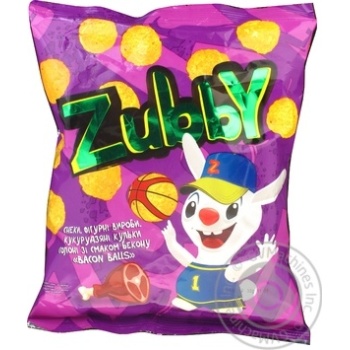 Snack Zubby with bacon 30g - buy, prices for MegaMarket - photo 1