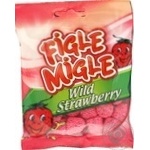 Цукерки жувальні Figle Migle Сунички 80г х12