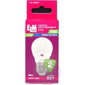 Bulb Elm e27 5w - buy, prices for MegaMarket - photo 1