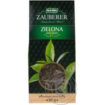 Чай Belin Zauberer Zielona зелений листовий 80г купить, цены на МегаМаркет - фото 1