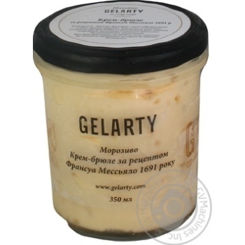 Мороженое Gelarty Крем-брюле по рецепту Франсуа Мессьяло 1691 года 350мл купить, цены на МегаМаркет - фото 1