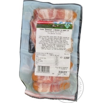 Sausages with cheese 250g vacuum packing - buy, prices for MegaMarket - photo 2