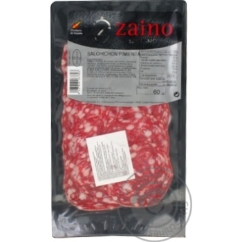 Ковбаса Сальчічон с/в Zaino 60г купить, цены на МегаМаркет - фото 1