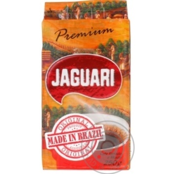 Кава Jaguari Premium мелена 250г х20 купити, ціни на МегаМаркет - фото 1