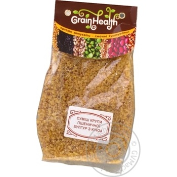 Крупа Grain Health смесь булгура с киноа 400г купить, цены на МегаМаркет - фото 1