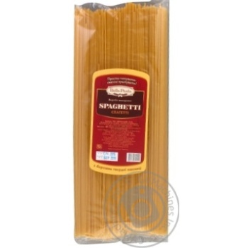 Макарони Bella Pasta Spaghetti 500г х24 купити, ціни на МегаМаркет - фото 1