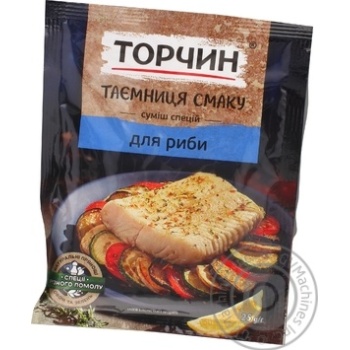 Приправа Торчин 25 г Таємниця Смаку д/риби купити, ціни на МегаМаркет - фото 1