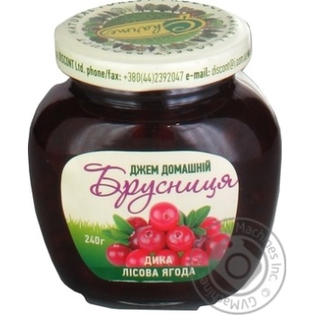 Jam Charme Homemade style cranberries 240g - buy, prices for MegaMarket - photo 2
