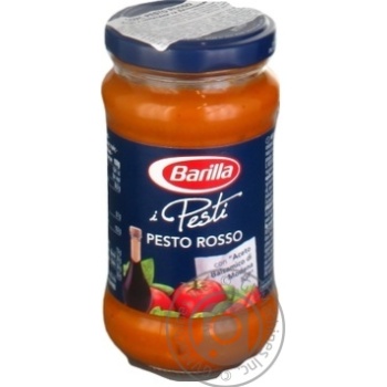 Соус Barilla Pesto Rosso 200мл х12 купити, ціни на МегаМаркет - фото 1