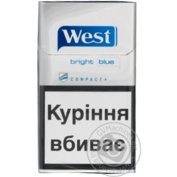 Cigarettes West Compact+ Bright blue 20pcs - buy, prices for METRO - photo 1