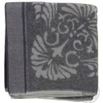 Рушник д\обличчя ELEGANT колір сірий розмір 50*90см. арт.76-167-