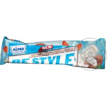 Limo Be Style with almond flavor coconut ice-cream 65g - buy, prices for MegaMarket - photo 1
