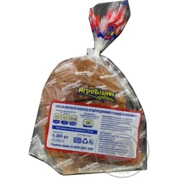 Agribusiness Unleavened Bread with Sourdough 400g - buy, prices for Auchan - photo 2