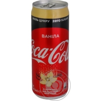 Coca-Cola Zero Vanilla 0,33l can - buy, prices for MegaMarket - photo 1