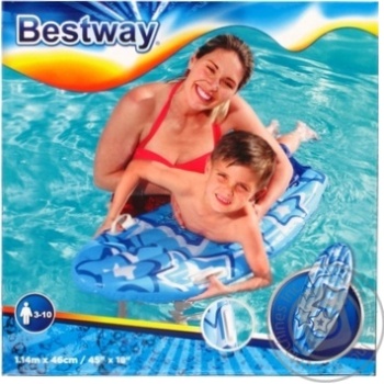 Bestway Inflatable Children's Mattress 1.14m*46cm - buy, prices for Auchan - photo 1