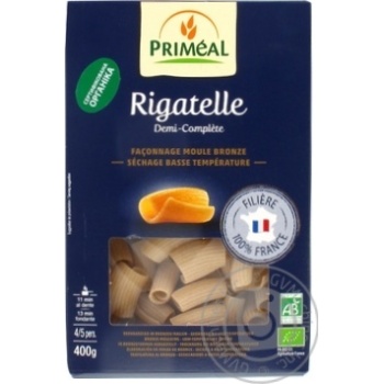 Макаронні вироби Primeal Rigatelle органічні 400г - купити, ціни на Auchan - фото 1