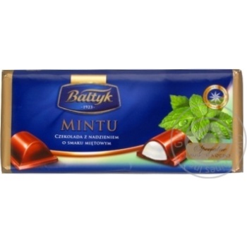 chocolate baltyk mint 44% 154g Poland - buy, prices for - photo 1