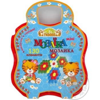 Игрушка развивающая Тигрес Мозайка мини 130эл купить, цены на МегаМаркет - фото 1