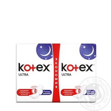 Прокладки Kotex Ультра Найт сеточка 14шт купить, цены на МегаМаркет - фото 1