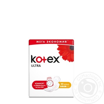 Прокладки Kotex Ultra Dry Normal с покрытием сеточка 40шт купить, цены на МегаМаркет - фото 1