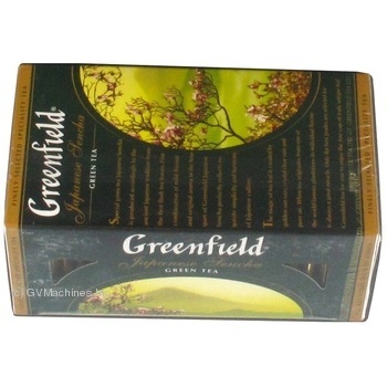 Green pekoe tea Greenfield Japanese Sencha 25х2g teabags Russia - buy, prices for - photo 12