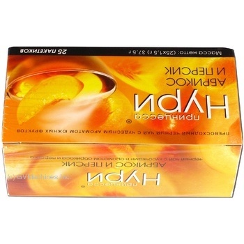 Black tea Princess Noori Apricot and Peach with apricot and peach pieces 25х1.5g teabags Russia - buy, prices for - photo 6