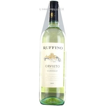 Вино Ruffino Orvieto Classico біле сухе 0.75л х6 купити, ціни на МегаМаркет - фото 1