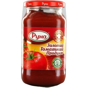 Продукт томатный Руна Золотой томат 490г купити, ціни на МегаМаркет - фото 5