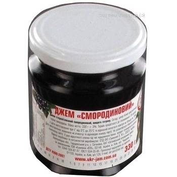 jam den varennya blackcurrant 330g glass jar Ukraine - buy, prices for - photo 2