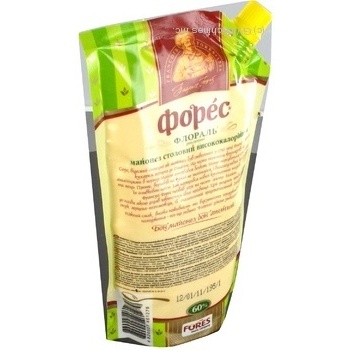 Mayonnaise Fores Floral 60% 400g doypack Ukraine - buy, prices for NOVUS - photo 3