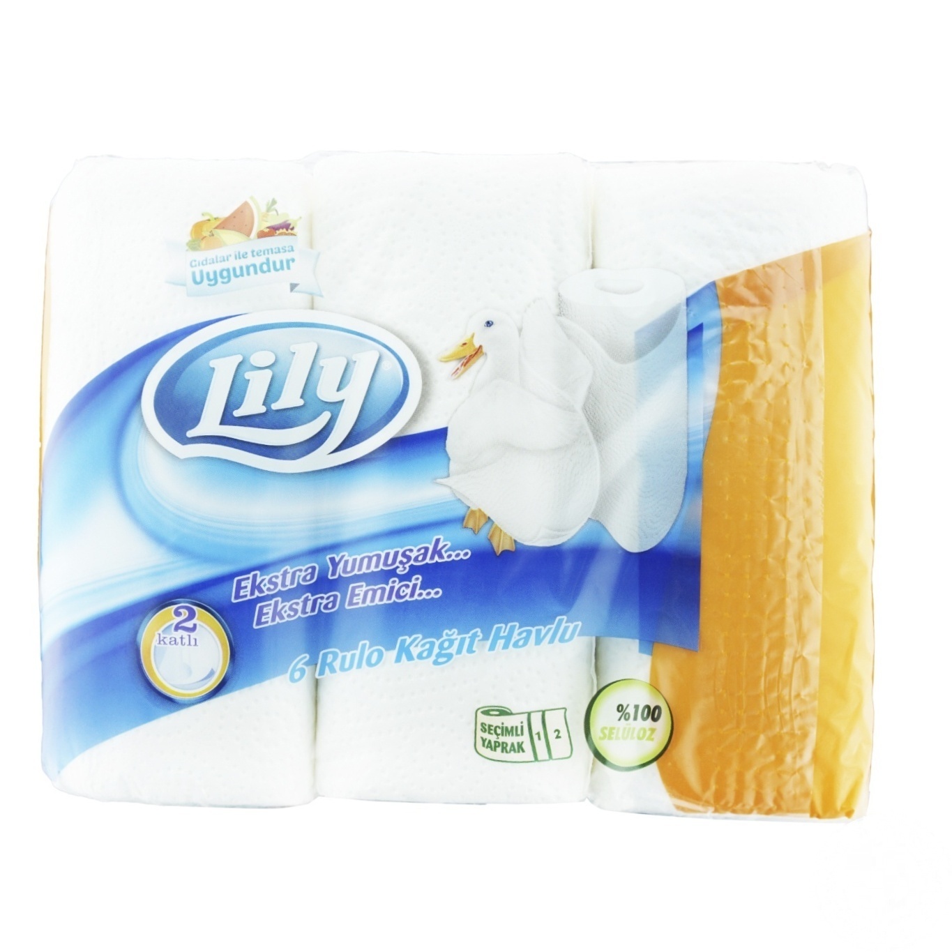 

Бумажное полотенце Lily 2 слоя 6шт