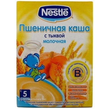 Wheat milk porridge Nestle with pumpkin for 5+month babies 250g Russia - buy, prices for - photo 4