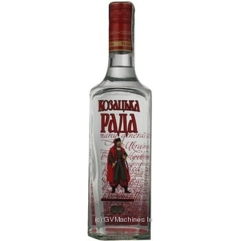 vodka kozatska rada classic ginseng 40% 750ml glass bottle Ukraine - buy, prices for - photo 4