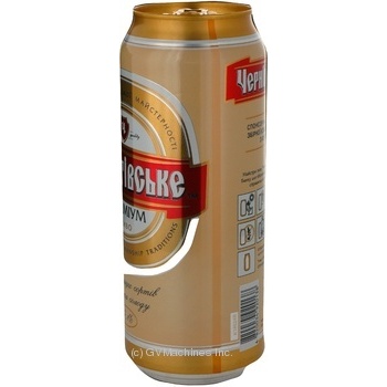 Pasteurized lager Chernigivske Premium can 4.8%alc 500ml Ukraine - buy, prices for - photo 3