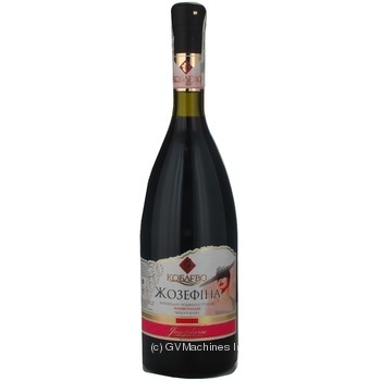 Koblevo Josephine red semi-sweet wine 12% 0,7l - buy, prices for MegaMarket - photo 1