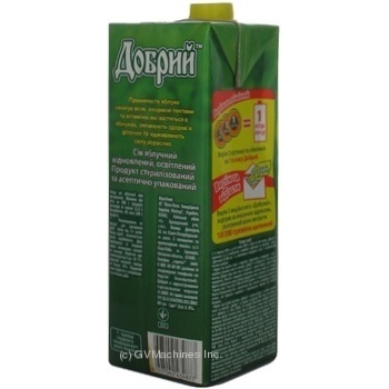 nectar dobryi apple with apple 1000ml tetra pak Ukraine - buy, prices for - photo 2