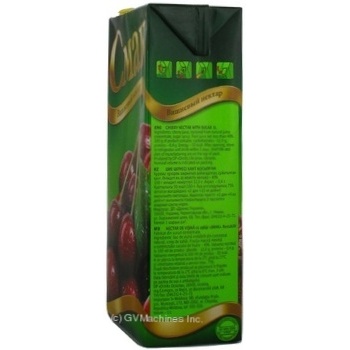 Reconstituted nectar with sugar Smak cherry tetra pak 1000ml Ukraine - buy, prices for MegaMarket - photo 3