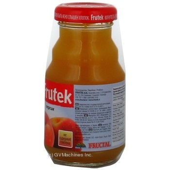 Reconstituted pasteurized homogenized gluten-free nectar enriched with vitamin C and pulp Frutek peach for children from 4+ months 125ml Slovenia - buy, prices for - photo 3